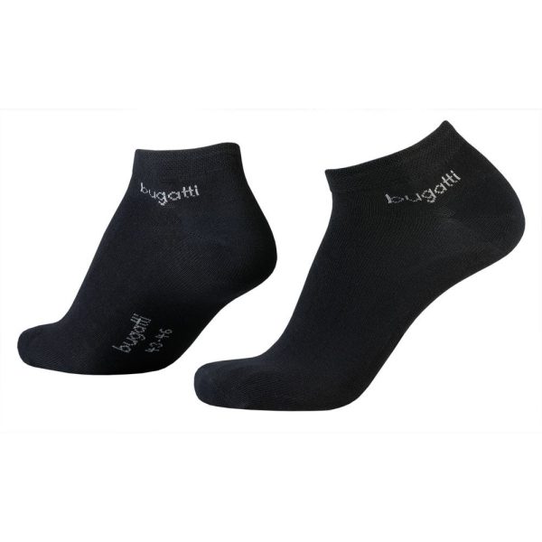 Bugatti Soft Cotton férfi zokni (3 pár) - fekete