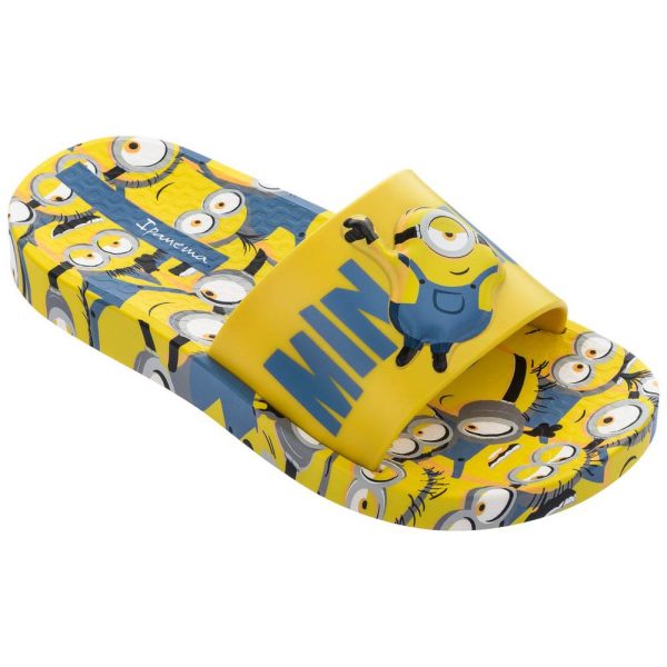 Ipanema Minions Slide Kids gyerek papucs - sárga/kék