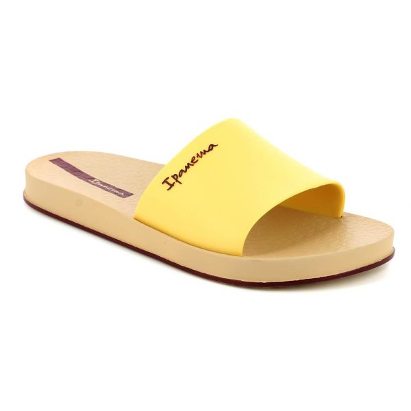 Ipanema Slide Unissex papucs - bézs/sárga
